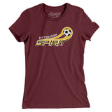 Pittsburgh Spirit Soccer Women's T-Shirt-Allegiant Goods Co. Vintage Sports Apparel