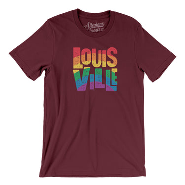 Louisville Kentucky Pride Men/Unisex T-Shirt-Allegiant Goods Co. Vintage Sports Apparel