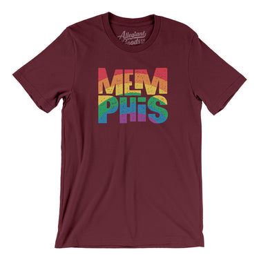 Memphis Tennessee Pride Men/Unisex T-Shirt-Allegiant Goods Co. Vintage Sports Apparel