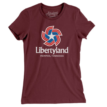Libertyland Amusement Park Women's T-Shirt-Allegiant Goods Co. Vintage Sports Apparel