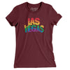 Las Vegas Nevada Pride Women's T-Shirt-Maroon-Allegiant Goods Co. Vintage Sports Apparel