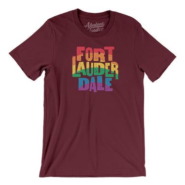 Fort Lauderdale Florida Pride Men/Unisex T-Shirt-Allegiant Goods Co. Vintage Sports Apparel