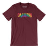 Omaha Nebraska Pride Men/Unisex T-Shirt-Maroon-Allegiant Goods Co. Vintage Sports Apparel