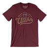 Drink Like a Utahn Men/Unisex T-Shirt-Maroon-Allegiant Goods Co. Vintage Sports Apparel