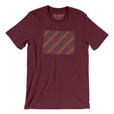 Colorado Pride State Men/Unisex T-Shirt-Allegiant Goods Co. Vintage Sports Apparel