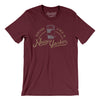 Drink Like a New Yorker Men/Unisex T-Shirt-Maroon-Allegiant Goods Co. Vintage Sports Apparel