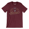 Drink Like a Nutmegger Men/Unisex T-Shirt-Maroon-Allegiant Goods Co. Vintage Sports Apparel