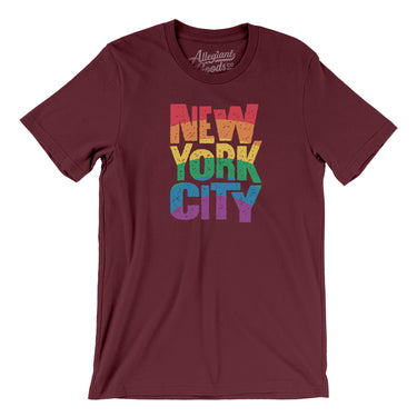New York City Pride Men/Unisex T-Shirt-Allegiant Goods Co. Vintage Sports Apparel
