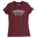 Detroit Silverdome Women's T-Shirt-Allegiant Goods Co. Vintage Sports Apparel