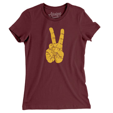 V For Victory Women's T-Shirt-Allegiant Goods Co. Vintage Sports Apparel