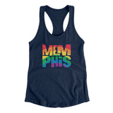 Memphis Tennessee Pride Women's Racerback Tank-Allegiant Goods Co. Vintage Sports Apparel