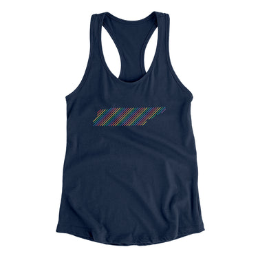 Tennessee Pride State Women's Racerback Tank-Allegiant Goods Co. Vintage Sports Apparel