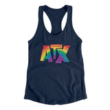 Austin Texas Pride Women's Racerback Tank-Allegiant Goods Co. Vintage Sports Apparel