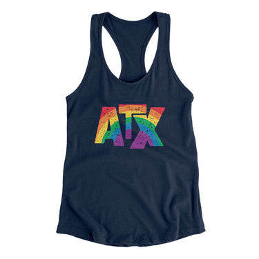 Austin Texas Pride Women's Racerback Tank-Allegiant Goods Co. Vintage Sports Apparel