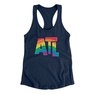 Atlanta Georgia Pride Women's Racerback Tank-Allegiant Goods Co. Vintage Sports Apparel