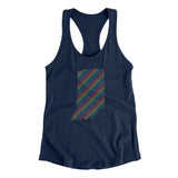 Indiana Pride State Women's Racerback Tank-Allegiant Goods Co. Vintage Sports Apparel