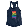 Columbus Ohio Pride Women's Racerback Tank-Midnight Navy-Allegiant Goods Co. Vintage Sports Apparel