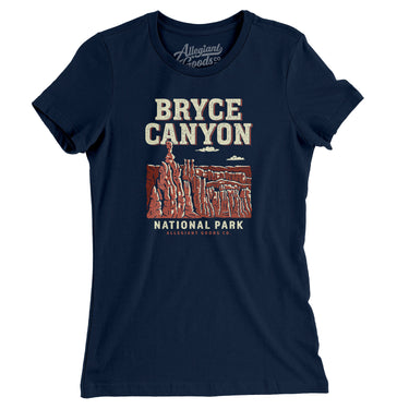 Bryce Canyon National Park Women's T-Shirt-Allegiant Goods Co. Vintage Sports Apparel