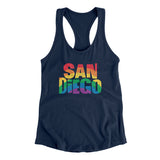 San Diego California Pride Women's Racerback Tank-Allegiant Goods Co. Vintage Sports Apparel