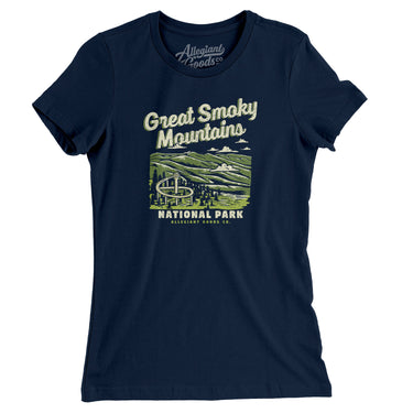 Great Smoky Mountains National Park Women's T-Shirt-Allegiant Goods Co. Vintage Sports Apparel