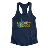Country Roads Women's Racerback Tank-Allegiant Goods Co. Vintage Sports Apparel