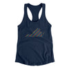 Virginia Pride State Women's Racerback Tank-Midnight Navy-Allegiant Goods Co. Vintage Sports Apparel
