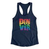 Denver Colorado Pride Women's Racerback Tank-Allegiant Goods Co. Vintage Sports Apparel