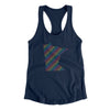 Minnesota Pride State Women's Racerback Tank-Midnight Navy-Allegiant Goods Co. Vintage Sports Apparel