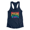 Nashville Tennessee Pride Women's Racerback Tank-Midnight Navy-Allegiant Goods Co. Vintage Sports Apparel