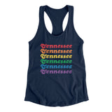 Tennessee Pride Women's Racerback Tank-Allegiant Goods Co. Vintage Sports Apparel