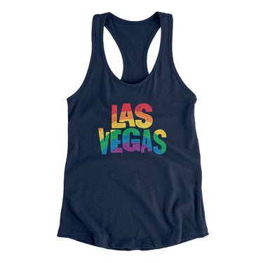 Las Vegas Nevada Pride Women's Racerback Tank-Allegiant Goods Co. Vintage Sports Apparel