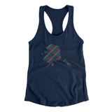 Alaska Pride State Women's Racerback Tank-Allegiant Goods Co. Vintage Sports Apparel