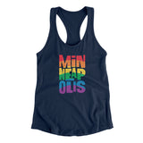 Minneapolis Minnesota Pride Women's Racerback Tank-Allegiant Goods Co. Vintage Sports Apparel