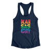 Kansas City Pride Women's Racerback Tank-Midnight Navy-Allegiant Goods Co. Vintage Sports Apparel
