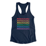 Minnesota Pride Women's Racerback Tank-Allegiant Goods Co. Vintage Sports Apparel