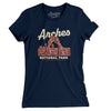 Arches National Park Women's T-Shirt-Navy-Allegiant Goods Co. Vintage Sports Apparel