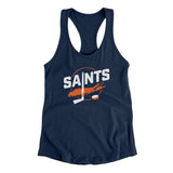 New York Saints Women's Racerback Tank-Allegiant Goods Co. Vintage Sports Apparel