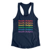 South Dakota Pride Women's Racerback Tank-Midnight Navy-Allegiant Goods Co. Vintage Sports Apparel