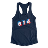 Columbus 614 Area Code Women's Racerback Tank-Allegiant Goods Co. Vintage Sports Apparel