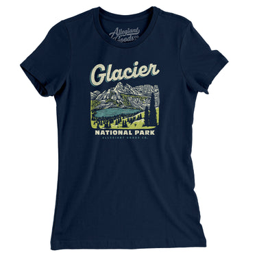 Glacier National Park Women's T-Shirt-Allegiant Goods Co. Vintage Sports Apparel