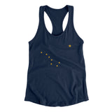Alaska State Flag Women's Racerback Tank-Allegiant Goods Co. Vintage Sports Apparel