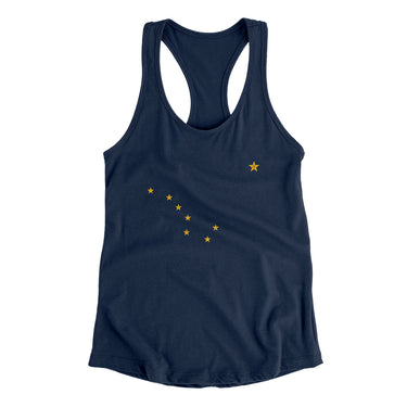 Alaska State Flag Women's Racerback Tank-Allegiant Goods Co. Vintage Sports Apparel