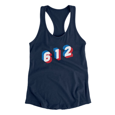 Minneapolis 612 Area Code Women's Racerback Tank-Allegiant Goods Co. Vintage Sports Apparel