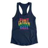 Fort Lauderdale Florida Pride Women's Racerback Tank-Allegiant Goods Co. Vintage Sports Apparel