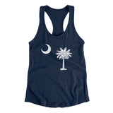 South Carolina State Flag Women's Racerback Tank-Allegiant Goods Co. Vintage Sports Apparel
