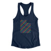 Utah Pride State Women's Racerback Tank-Midnight Navy-Allegiant Goods Co. Vintage Sports Apparel