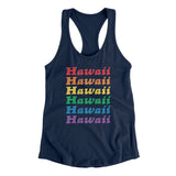 Hawaii Pride Women's Racerback Tank-Allegiant Goods Co. Vintage Sports Apparel
