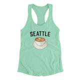 Seattle Coffee Women's Racerback Tank-Allegiant Goods Co. Vintage Sports Apparel
