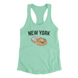 New York Bagel Women's Racerback Tank-Allegiant Goods Co. Vintage Sports Apparel
