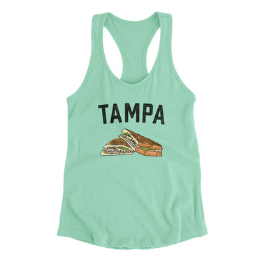 Tampa Cuban Sandwich Women's Racerback Tank-Allegiant Goods Co. Vintage Sports Apparel